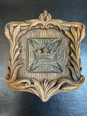 #ad Vintage Freemason Plaque O of A
