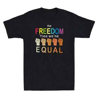 #ad Short Hand Ill Tee Freedom Sleeve Cotton Lgbt Equal Were No Shirt