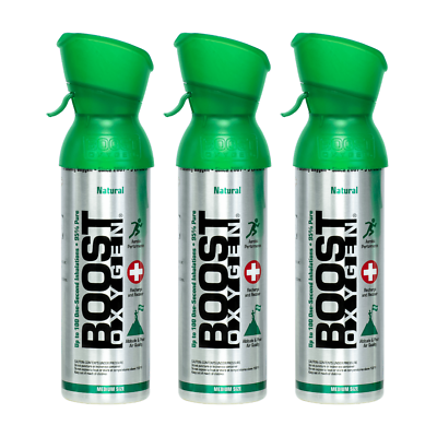 #ad Boost Oxygen Medium Natural Aroma 5 Liter Canister 3 Pack Kit