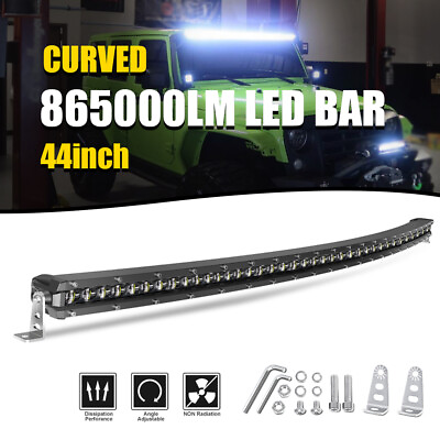 #ad #ad 44inch 2400W Curved Led Work Combo Flood Spot Light Bar Driving ATV 4WD PK 42 45
