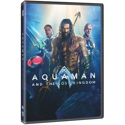 #ad AQUAMAN AND THE LOST KINGDOM Jason Momoa NEW DVD ‼️FREE SHIPPING 📢💯