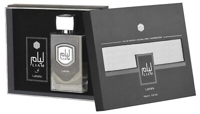 #ad Liam Gray by Lattafa 3.4oz Eau De Parfum Spray Unisex New in Sealed Box