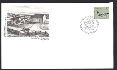 #ad #ad Canada # 927 WOODEN PLOUGH Brand New 1983 Unaddressed Issue