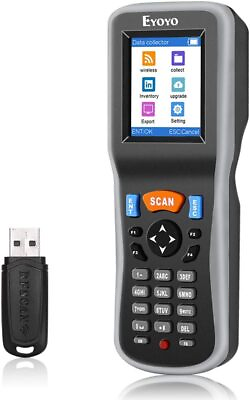 #ad Eyoyo Inventory Scanner 1D Wireless Data Collector Handheld Bar Code Reader