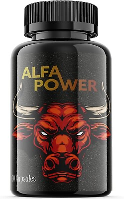 #ad 1 Pack Alfa Power Vegan Male Vitality Supplement Pills 60 Capsules