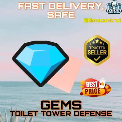 #ad 1k 1m Gems in Toilet Tower Defense TTD Roblox CHEAPEST PRICE 💎