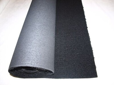 #ad 5 Yards Premium Black OEM Automotive Carpet with Backing 69quot; x 94quot;