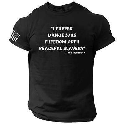 #ad Thomas Jefferson Freedom Quote T SHIRT 1776 American✔ Patriotic✔ U.S.A.✔