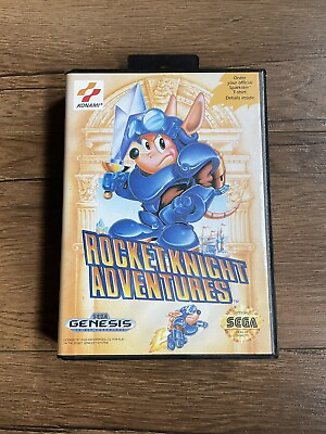 #ad Rocket Knight Adventures Sega Genesis Video Game Cartridge 1993 No Manual