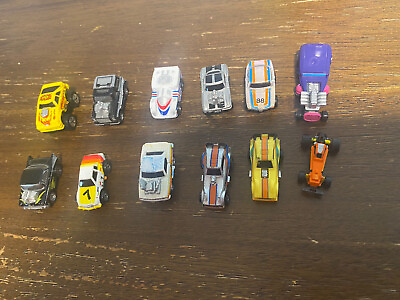 #ad Lot of 12 micro machines vintage cars mini galoob