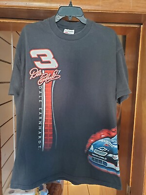 #ad Vintage Competitors View Dale Earnhardt all over print t shirt the intimidator L