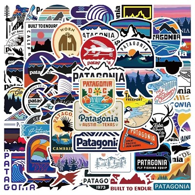 #ad 10pcs Outdoors Hiking Backpacking Stickers Decals Christmas Gift