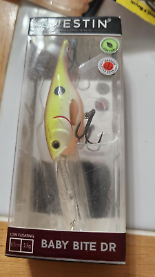 #ad #ad Westin Baby Bite DR Crankbait 2 1 2quot; 13G Rootbeer Chartreuse BABDR 334 65F