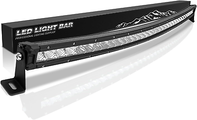 #ad 42 Inch Led Light Bar 52000LM Spot Flood Combo Beam Curved Single Row Led Ligh