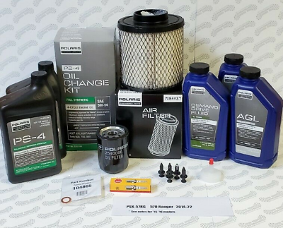 #ad Polaris Ranger 570 Service Kit Oil Change Air Filter 2014 2023 PSK 57RG