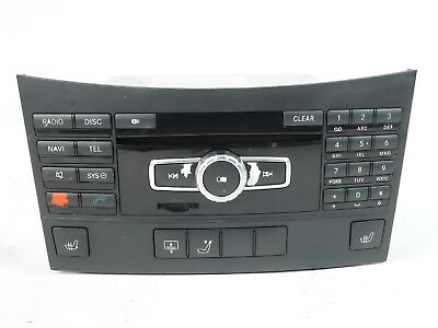 #ad 2013 Mercedes Benz E Class W212 Am Fm Audio Radio Cd Player Receiver Wo Code Oem