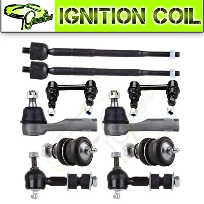 #ad For 1998 2001 NISSAN ALTIMA Suspension Kit 10PCSs Front Ball Joint Tie Rod Ends