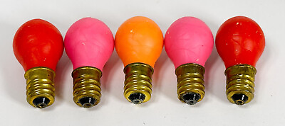 #ad Vintage Rubber Light Bulb Erasers Retro 60#x27;s 70#x27;s Taiwan
