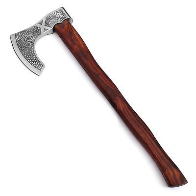 #ad #ad Call to Battle High Carbon Steel Medieval Viking Bearded Battle Axe With Sheath