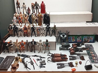 #ad Star Wars 3.75quot; Action Figures Lot Of 37 Figures And Extras Kenner 1995 1999 LFL