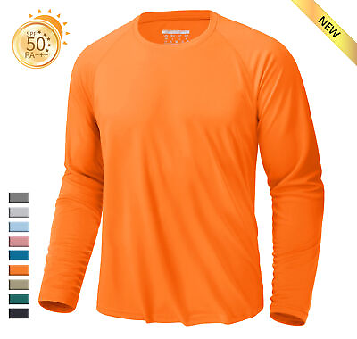 #ad Mens UPF50 Long Sleeve T Shirt UV Sun Skin Protection Outdoor Sport Casual Tops