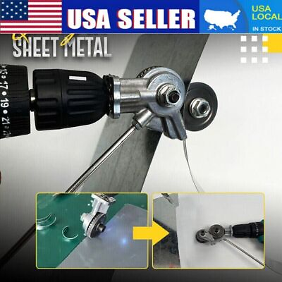 #ad Electric Drill Plate Cutter Sheet Metal Nibbler Precise Cutting Sheet Cutter US