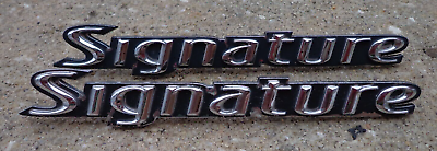 #ad Lincoln Signature Series emblem set badge decal logo OEM Genuine Original Stock