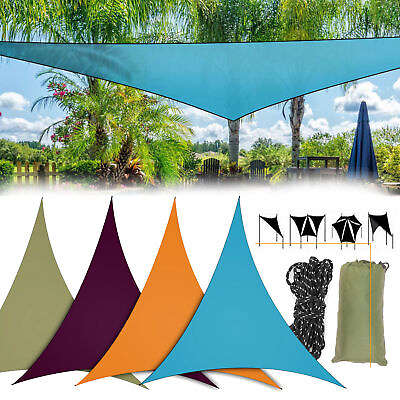 #ad #ad Outdoor Sun Sail Garden Patio Awning Canopy Waterproof UV Triangle Cover Shade