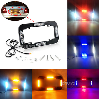 #ad 13.6quot; 24W LED License plate lights Emergency Traffic Adviser Strobe Light Bar