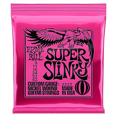 #ad #ad Ernie Ball Slinky Nickel Wound 09 42 Super