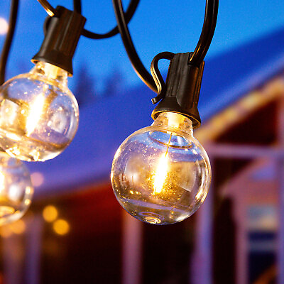 #ad 100FT 50FT Outdoor Patio Waterproof String Lights Commercial Garden Fairy Light