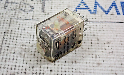 #ad Square D 8501 RS14 ser B 120 volt Cube Relay RS14 Lot of 2