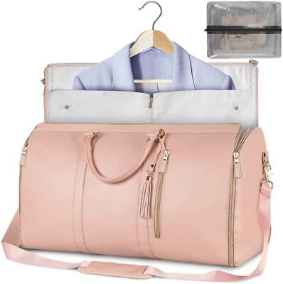 #ad Lucshy Travel Bag Zentotex Foldable Convertible Garment Gym Duffle for Men Women