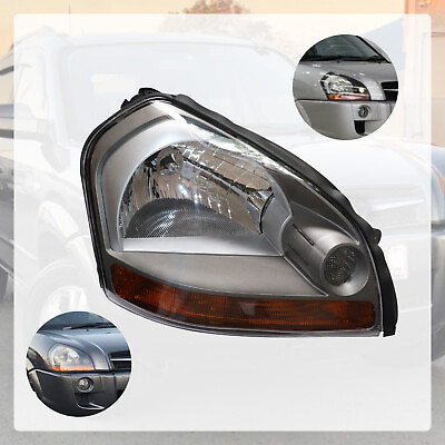 #ad Clear Lens Headlamp Halogen Headlight For 2005 2009 Hyundai Tucscon 4 Door