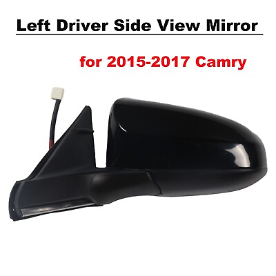 #ad Power Heated View Mirror New for 2015 2017 Toyota Camry Left Driver Side