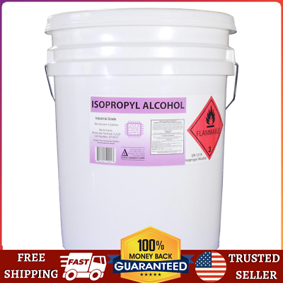 #ad Federal Grade Isopropyl Alcohol 99 Percent Rubbing Alcohol White 5 Gallon Pail