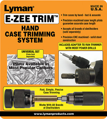 #ad Lyman® E ZEE TRIM™ Hand Case Trimming System or Related Accessory