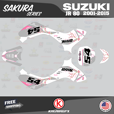 #ad Graphics Kit for SUZUKI JR80 2001 2015 JR 80 Sakura Series Pink