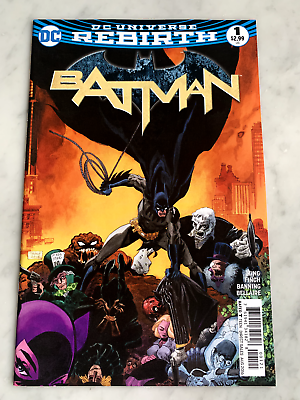 #ad Batman #1 KEY First Issue Tim Sale Variant in High Grade NM DC 2016