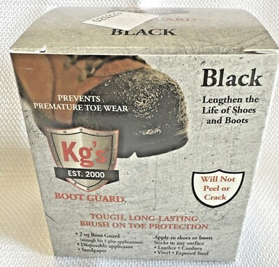 #ad KG#x27;S BOOT GUARD Brush On Boot Guard Work Boot Toe Protector 2 oz