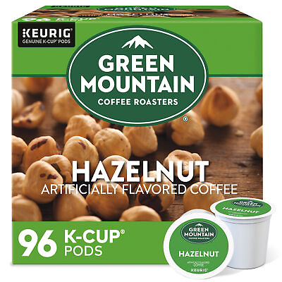 #ad Green Mountain Coffee Hazelnut Keurig K Cup Pod Light Roast 96 Count