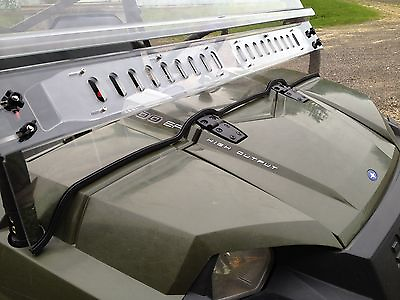 #ad POLARIS RANGER 800 FULL SIZE ROUND CAGE 2009 2014 MAX FLO VENTED WINDSHIELD SALE