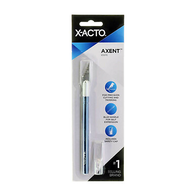 #ad X Acto Axent Knife with Cap Blue