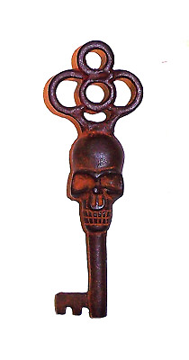 #ad #ad Victorian Skull Key Vintage Antique Style Cast Iron Skeleton Key