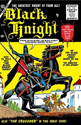 #ad quot; BLACK KNIGHT #1 COMIC BOOK COVER quot; POSTER MANYS SIZES BLACK KNIGHT NUMBER 1