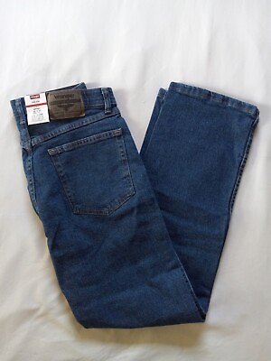#ad #ad Men#x27;s Wrangler Regular Fit Comfort Flex Waistband Denim Blue Jeans 32x30 New