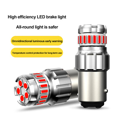 #ad 2x 1157 LED Strobe Flashing Brake Stop Bulbs Tail Light Warning Light BulbSafety