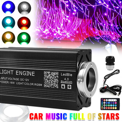 #ad 1000PC CAR HOME HEADLINER STAR LIGHT KIT ROOF TWINKLE CEILING LIGHTS FIBER OPTIC