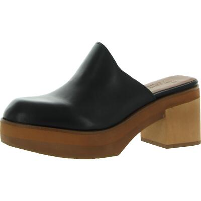 #ad Naturalizer Womens Katrese Leather Slip On Block Heel Mules Shoes BHFO 5830