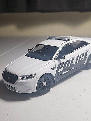 #ad #ad WELLY FORD POLICE INTERCEPTOR WHITE 1:24 SCALE NEW NO BOX FREE SHIPPING